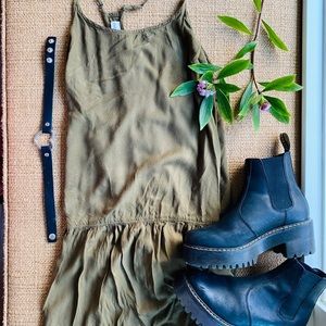 Roxy Army Green Mini Dress